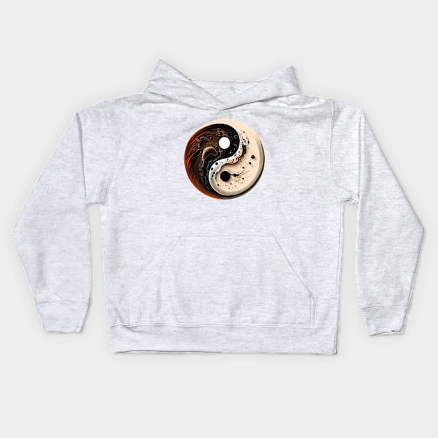 Yin Yang T-Shirt Kids Hoodie by Genuine Vintage